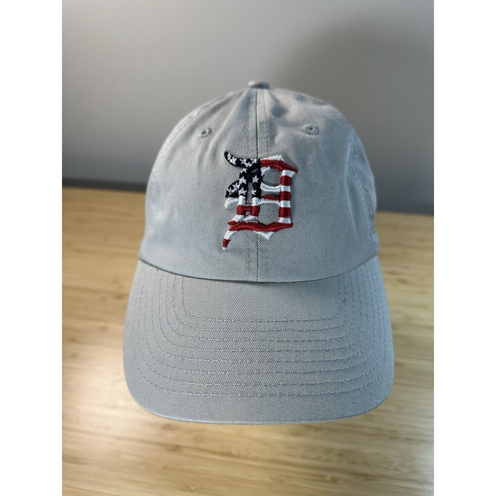 Detroit Tigers 4th of July Baseball Hat American Flag Official MLB hologram GM